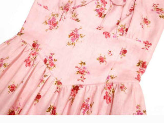Mira – romantisches Midikleid mit Vintage-Touch aus 100% Baumwolle