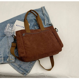 mila – kordtasche mit mehreren fächern & tragegurt - Cecile Lavelle