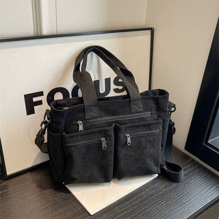 mila – kordtasche mit mehreren fächern & tragegurt - Cecile Lavelle