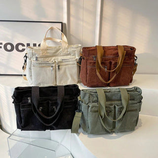 mila – kordtasche mit mehreren fächern & tragegurt - Cecile Lavelle