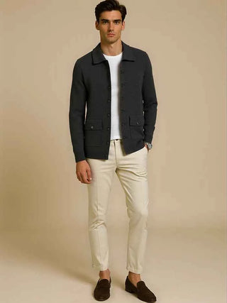 Wolljacke Herren Klassisch