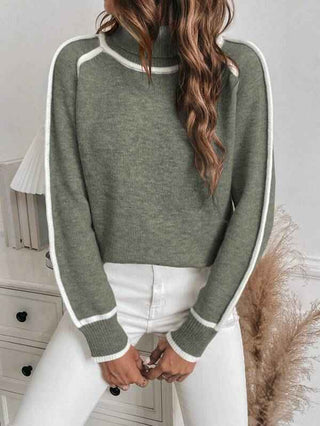 Gefütterter Winterpullover Oversize