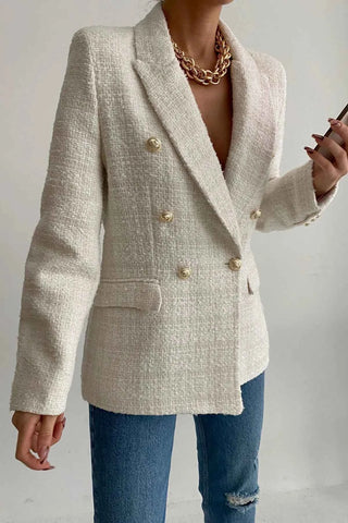 Figurbetonter Blazer mit Reverskragen