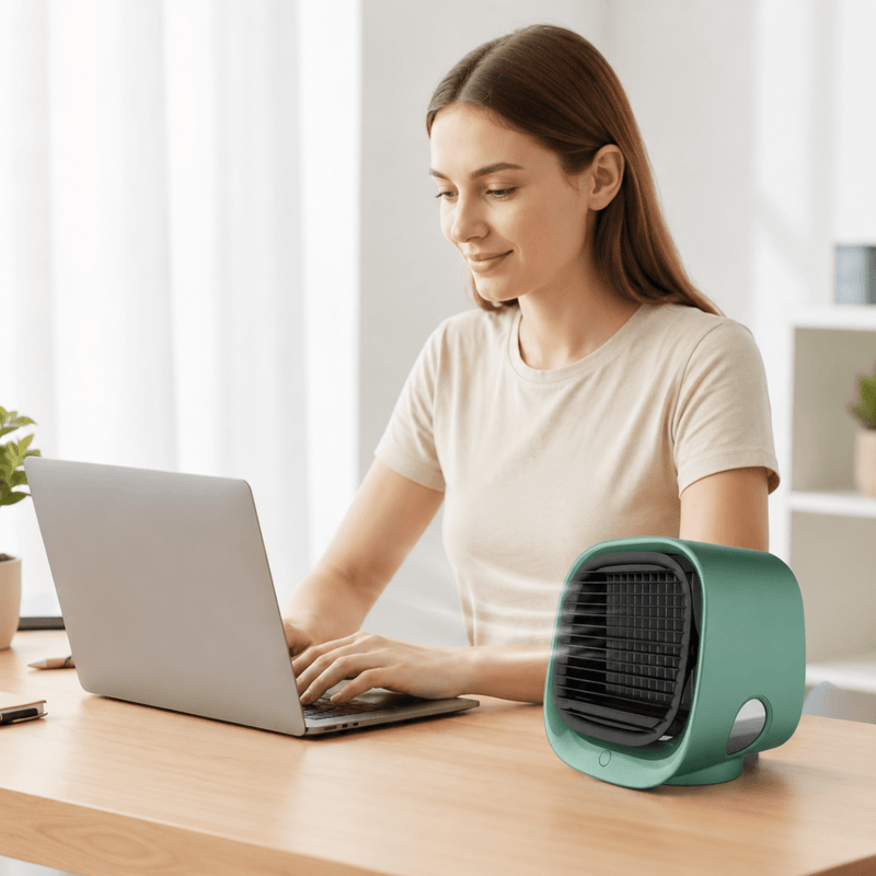 2-in-1 Luftkühler mit Luftbefeuchter für Zuhause