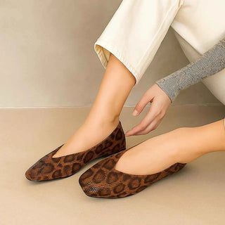 Damen Loafer Leopardenprint Klassik