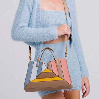 Geometrische Tasche Damen