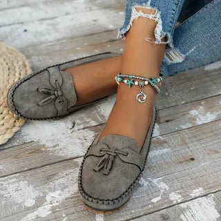 Loafers Damen mit Schleife