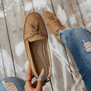 Loafers Damen mit Schleife