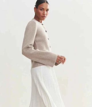 Oversize Strickjacke mit Knopfleiste