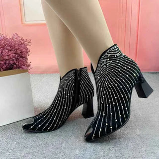 Stiefeletten Mit Glitzer