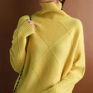 Schlichter Rollkragenpullover