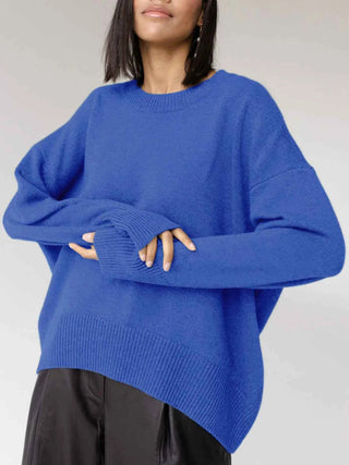 Oversize Rollkragenpullover
