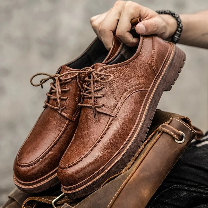 Business Schuhe Herren Casual mit Schnürung