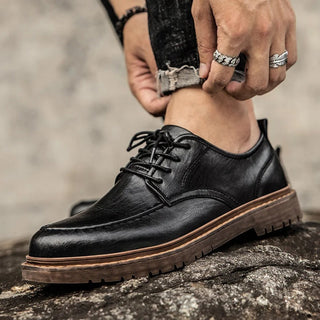 Business Schuhe Herren Casual mit Schnürung