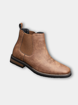 Chelsea Boots Herren in Lederoptik
