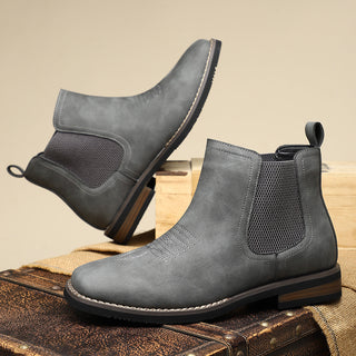 Chelsea Boots Herren in Lederoptik