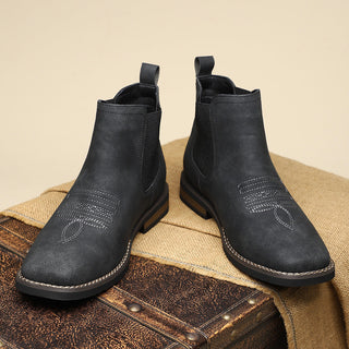 Chelsea Boots Herren in Lederoptik