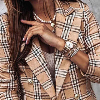 Damen Blazer Elegant Klassisch