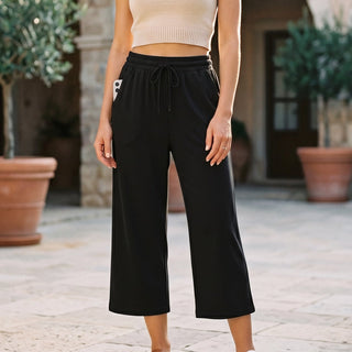 Damen Culotte in 3/4-Länge mit Taschen-Yoga Pants-Cecile Lavelle-Cecile Lavelle
