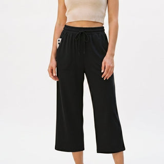 Damen Culotte in 3/4-Länge mit Taschen-Yoga Pants-Cecile Lavelle-Schwarz-S-Cecile Lavelle