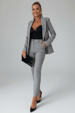 Damen Hosenanzug Set-suits > blazer suit-Cecile Lavelle-Grau-S-Cecile Lavelle