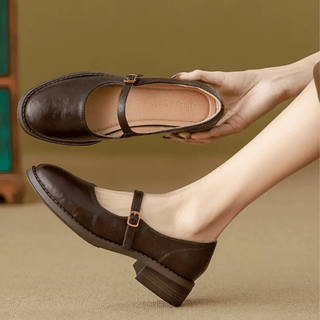 Damen Mary Jane Ballerinas mit niedrigem Absatz-Cecile Lavelle-Cecile Lavelle