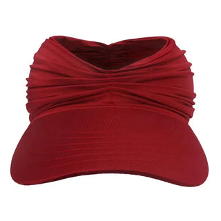 Damen Sonnenhut mit UV Schutz und breitem Schirm-Cecile Lavelle-Bordeaux-Eine Größe-Cecile Lavelle