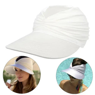 Damen Sonnenhut mit UV Schutz und breitem Schirm-Cecile Lavelle-Weiß-Eine Größe-Cecile Lavelle