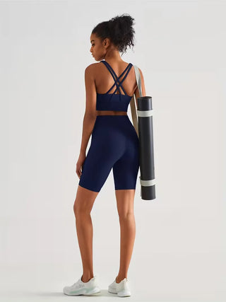 Damen Sport-Leggings Shorts mit Tasche-Sportshort-Cecile Lavelle-Cecile Lavelle