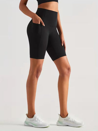 Damen Sport-Leggings Shorts mit Tasche-Sportshort-Cecile Lavelle-Cecile Lavelle