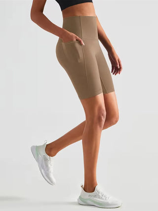 Damen Sport-Leggings Shorts mit Tasche-Sportshort-Cecile Lavelle-Cecile Lavelle