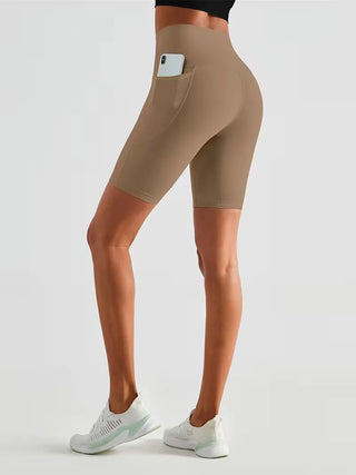 Damen Sport-Leggings Shorts mit Tasche-Sportshort-Cecile Lavelle-Cecile Lavelle