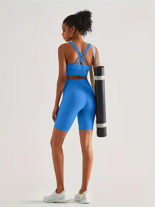 Damen Sport-Leggings Shorts mit Tasche-Sportshort-Cecile Lavelle-Cecile Lavelle