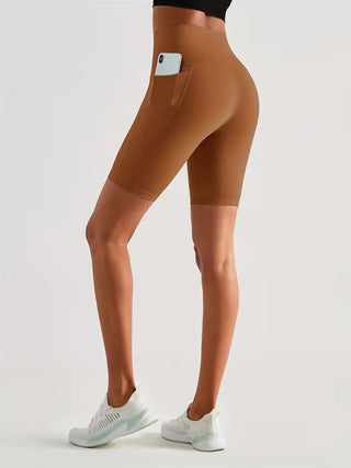 Damen Sport-Leggings Shorts mit Tasche-Sportshort-Cecile Lavelle-Cecile Lavelle