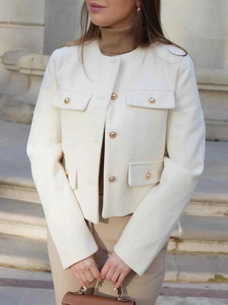Kurze Jacke im Vintage-Stil