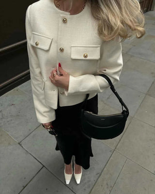 Kurze Jacke im Vintage-Stil