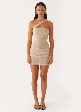 Mesh Mini-Kleid