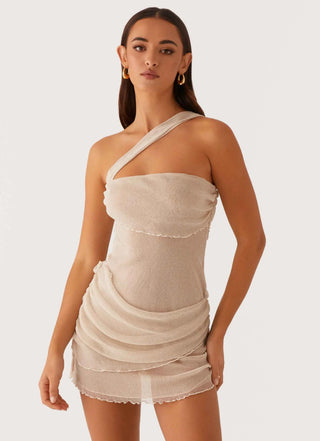 Mesh Mini-Kleid