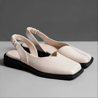 Elegante Damen Ballerinas Mit Square Toe-Flats-Cecile Lavelle-Cecile Lavelle