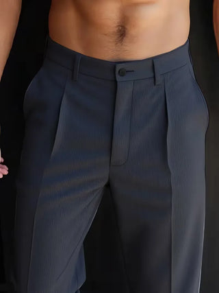 Elegante Herren Pantalon mit Geradem Bein-Pantalons-Cecile Lavelle-Cecile Lavelle