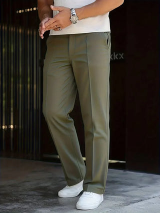 Elegante Herren Pantalon mit Geradem Bein-Pantalons-Cecile Lavelle-Cecile Lavelle
