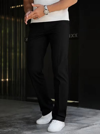 Elegante Herren Pantalon mit Geradem Bein-Pantalons-Cecile Lavelle-Cecile Lavelle