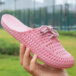 Gewebte Damen Mules sind atmungsaktive Sommer Slipper-Cecile Lavelle-Cecile Lavelle