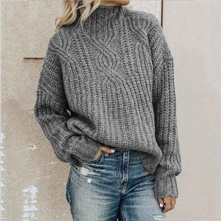 Eleganter Damenpullover mit Rundhals