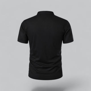 Henley T-Shirt Herren Kurzarm Stehkragen-Cecile Lavelle-Cecile Lavelle