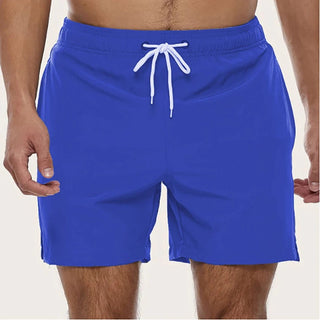 Herren Badehose Schnelltrocknend mit Kordelzug-Broeken Heren-Cecile Lavelle-Blau-S-Cecile Lavelle