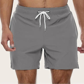 Herren Badehose Schnelltrocknend mit Kordelzug-Broeken Heren-Cecile Lavelle-Grau-S-Cecile Lavelle