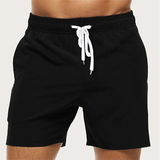 Herren Badehose Schnelltrocknend mit Kordelzug-Broeken Heren-Cecile Lavelle-Schwarz-S-Cecile Lavelle