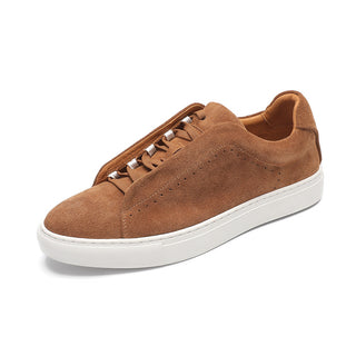 Herren Casual Low Top Sneaker-Cecile Lavelle-Hellbraun-38-Cecile Lavelle