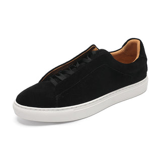 Herren Casual Low Top Sneaker-Cecile Lavelle-Schwarz-38-Cecile Lavelle